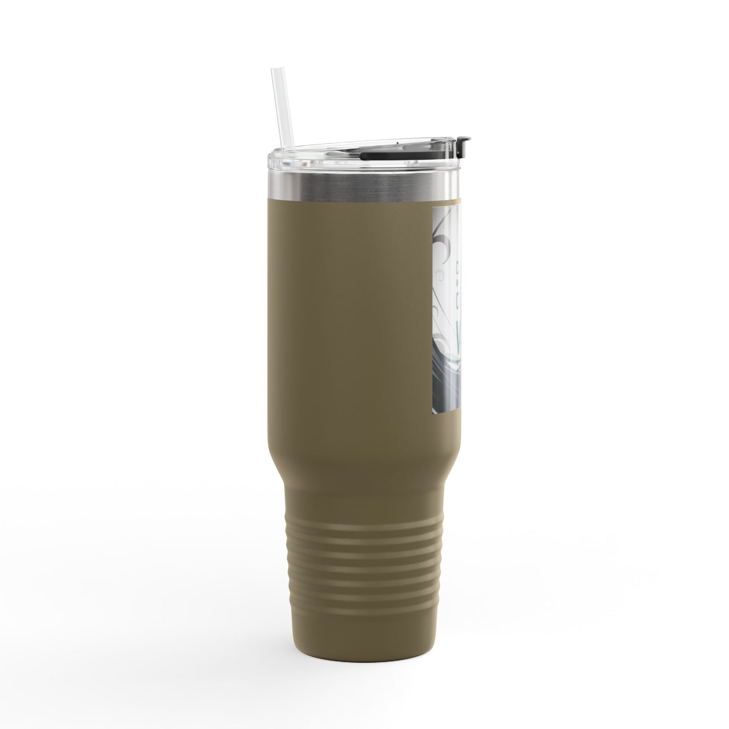 40oz Insulated Travel Mug - Currently in a Staring Contest with the Void